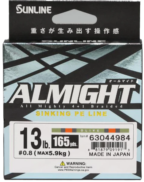 Sunline Almight Sinking Braided Line