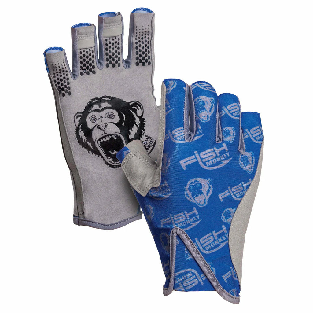 Fish Monkey FM21 Pro 365 Guide Glove - Neon Green Fishing Gloves With UPF 50+ Sun Protection