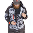 Chaqueta impermeable Norfin/Lucky John Pro Dry 3 de camuflaje
