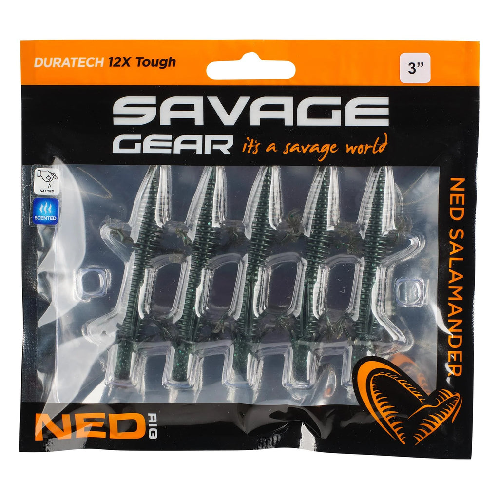 Savage Gear Ned Salamander 7,5cm, 3g Floating (5-pack) - Watermelon Red