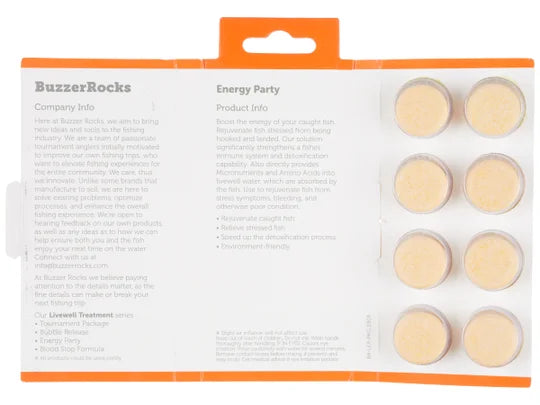 BuzzerRocks Livewell Treatment Energy Party