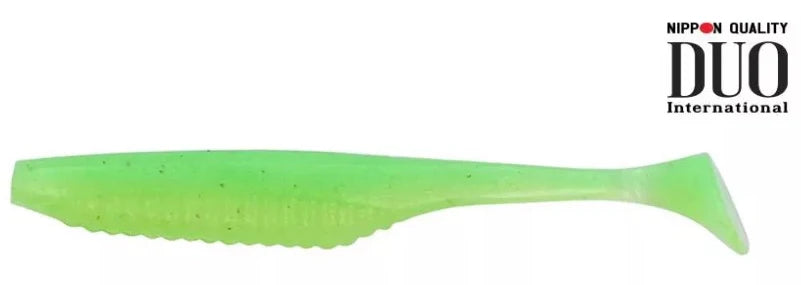 DUO International Leurre Souple Realis Versa Shad 3'' - 7.6cm - 2.1g - F075 Chartreuse Shad - Versa Shad 3 F075