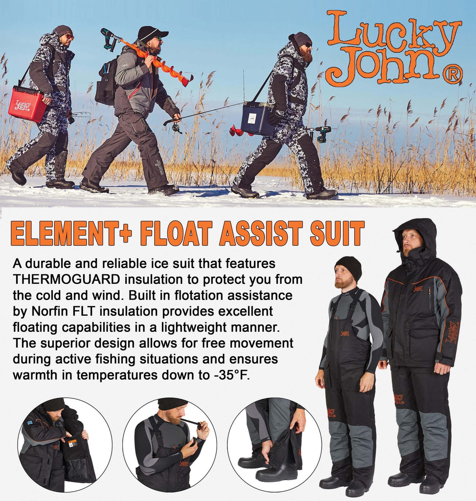 Norfin/Lucky John Element Float Assist Snowsuit –