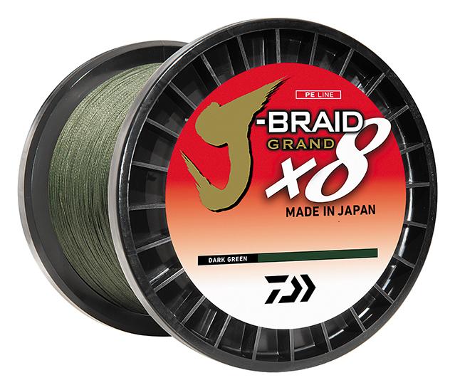Daiwa J-Braid Grand x8 Dark Green Braided Line
