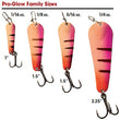 Customs Jigs & Spins Pro-Glo Pro Series Slender Spoon