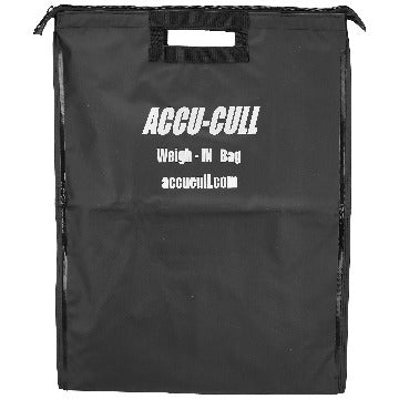 Bolsa de pesaje con cremallera Accu-Cull y inserto de malla