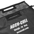Sac de pesée à fermeture éclair Accu-Cull avec insert en maille