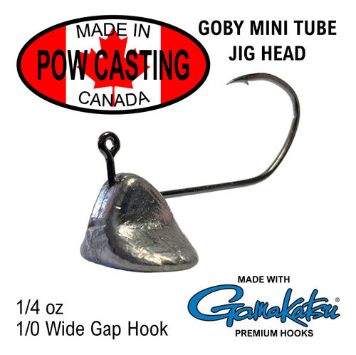 POW Casting Goby Mini Tube Jig Heads