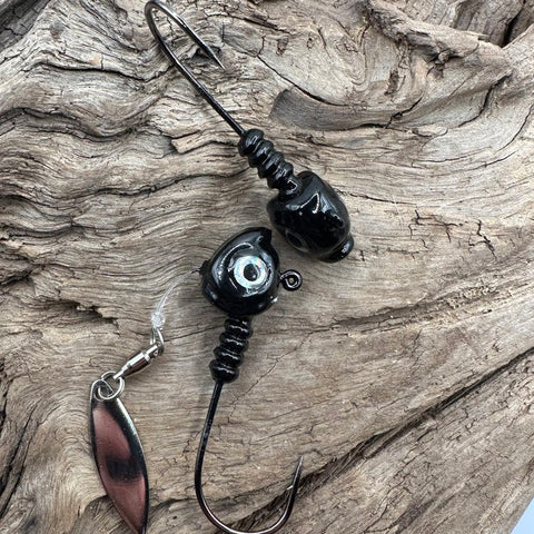 Plantilla de giro inferior para pesca con método de carrete