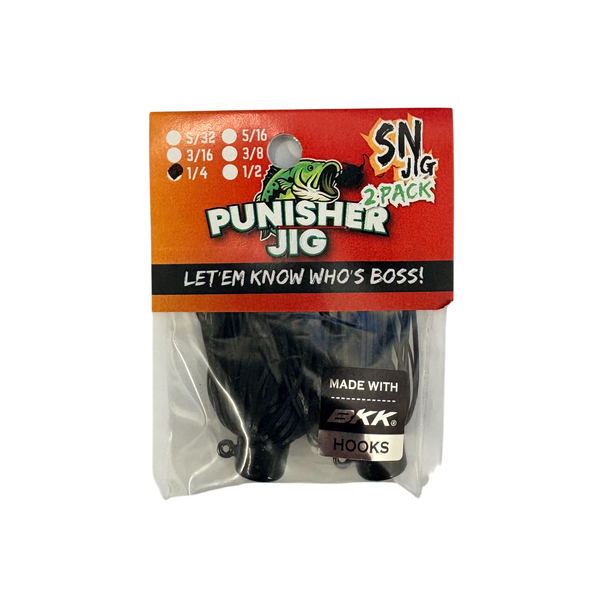 Punisher Jig Skirted Ned Jig (2 pack)