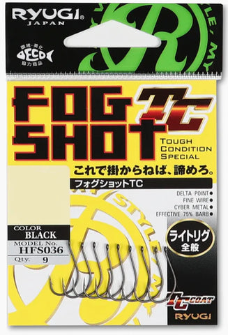 Ryugi Fog Shot Drop Shot Hook TC Coat