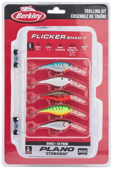 Berkley Flicker Shad 7 Trolling Kit - 5 pc