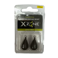 XZONE Tungsten Tie-on Tear Drop Shot Weight