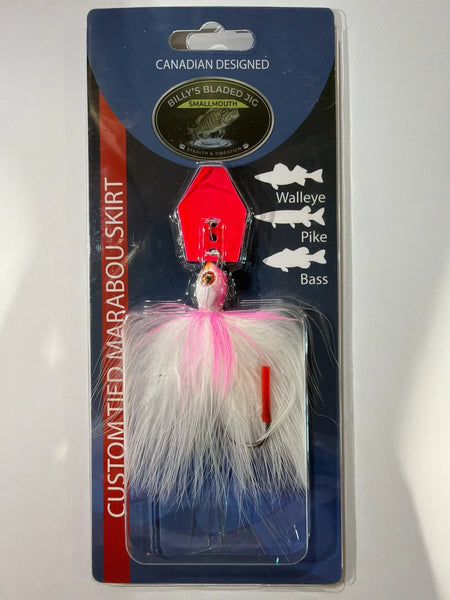 Billy's Bladed Jig Custom Tied Marabou Skirt