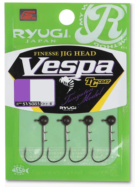 Ryugi Vespa Tungsten Finesse Ball Jig Head