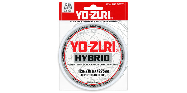 Yo-Zuri 275-Yard Hybrid Monofilament Fishing Line Clear 8-Pound