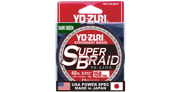 YO-ZURI Superbraid Braided Line –