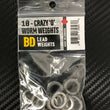 BD Lead Weights Crazy "O" Worm Weights