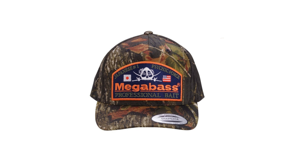 Megabass Snap Back Hats Classic Camo Mossy Hunter