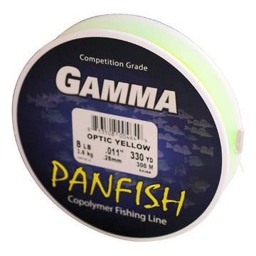 Gamma Polyflex Panfish Fishing Line 6 lb / 120 yards / Optic Yellow